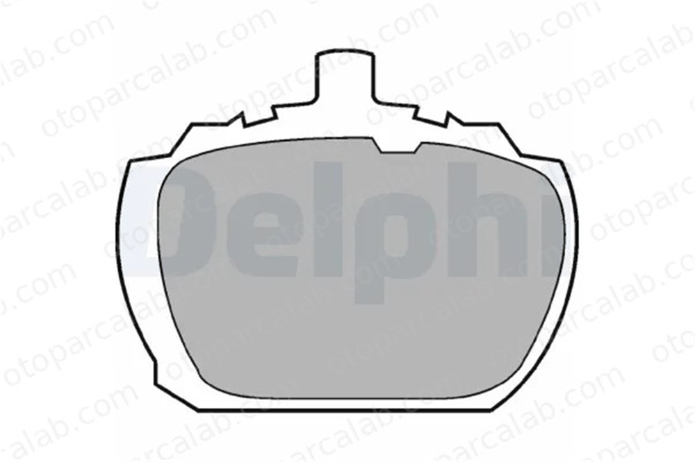 DELPHI LP510 Fren Disk Balata Ön FORD TRANSIT Minibüs/Otobüs TRANSIT Panelvan/Van LP510 91109274