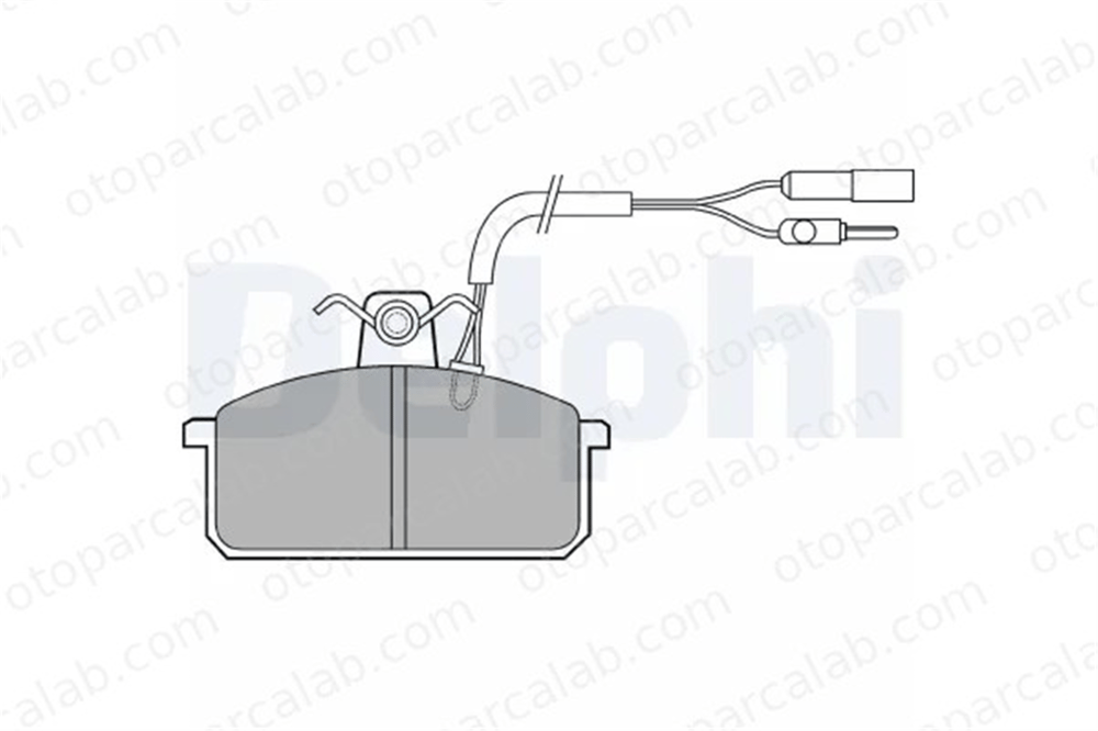 DELPHI LP517 Fren Disk Balata Ön FIAT FIORINO Kasa/büyük limuzin LANCIA DELTA I 5888528 9938719