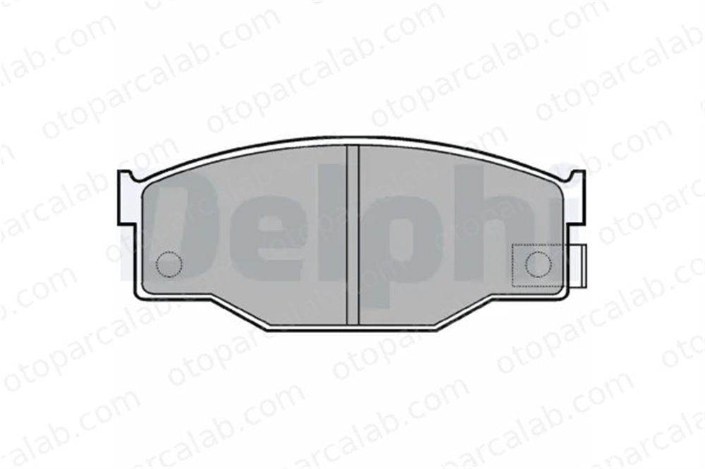 DELPHI LP582 Fren Disk Balata Ön ISUZU PIAZZA 894154011 894492060