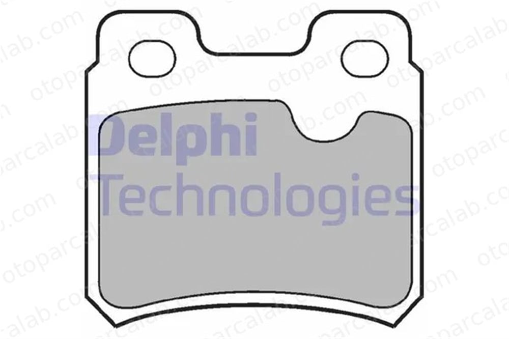 DELPHI LP586 Fren Disk Balata Arka OPEL OMEGA A Station wagon OMEGA A 1605877 1605728