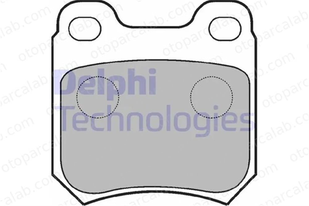 DELPHI LP590 Fren Disk Balata Arka OPEL OMEGA A OMEGA A Station wagon 1605687 1605924