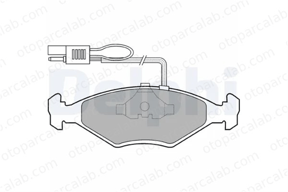 DELPHI LP604 Fren Disk Balata Ön FIAT FIORINO Kasa/büyük limuzin DUNA 5882985 5888528