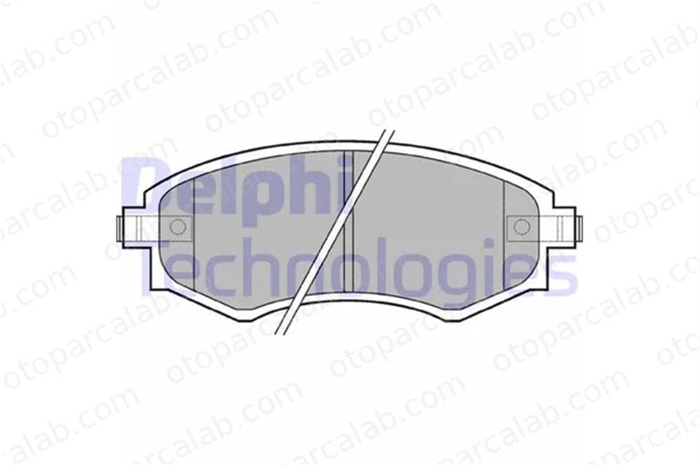 DELPHI LP606 Fren Disk Balata Ön SSANGYONG KORANDO HYUNDAI ELANTRA III Sedan 4106048R91 4813005011