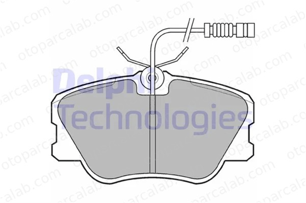 DELPHI LP608 Fren Disk Balata Ön MERCEDES-BENZ 124 Sedan 124 T-Model 4209920 24203720