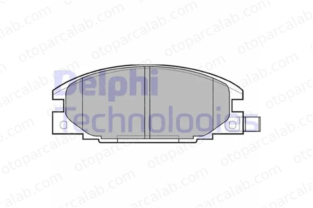 DELPHI LP629 Fren Disk Balata Ön OPEL CAMPO ISUZU KB 8944832201 894461155