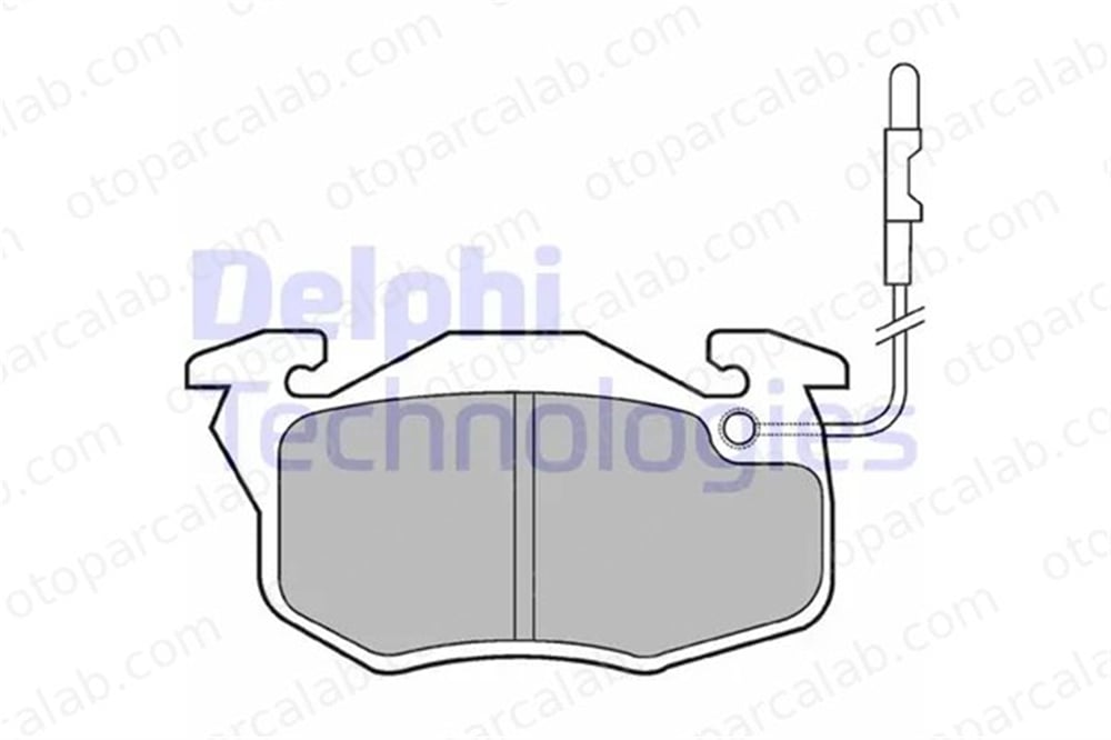 DELPHI LP696 Fren Disk Balata Ön CITROËN SAXO AX 425091 425120