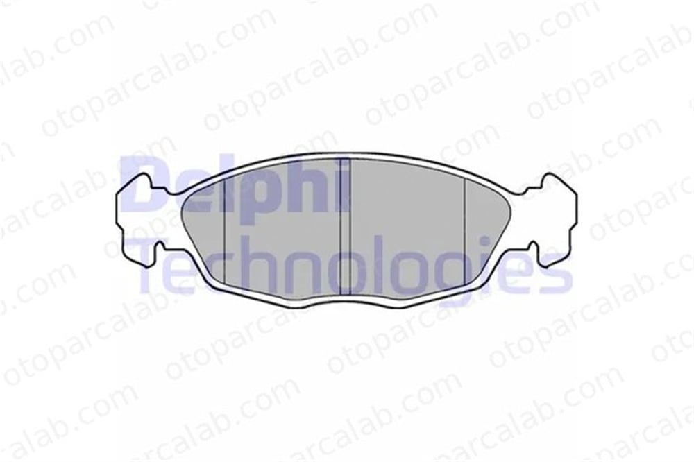 DELPHI LP702 Fren Disk Balata Ön OPEL ASTRA F Station wagon ASTRA F 1605881 1605810