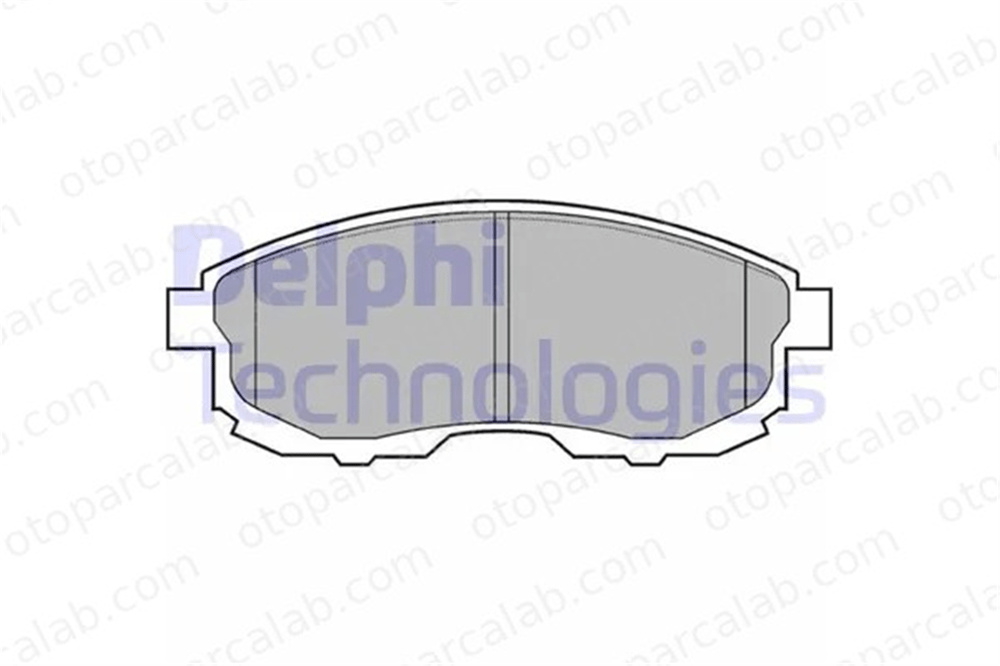 DELPHI LP812 Fren Disk Balata Ön NISSAN 200SX MAXIMA / MAXIMA QX IV 410602Y990 4106040U92