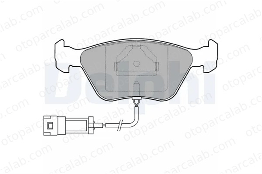 DELPHI LP886 Fren Disk Balata Ön FORD MONDEO I Turnier SIERRA II Hatchback 6744007 V89BBK021