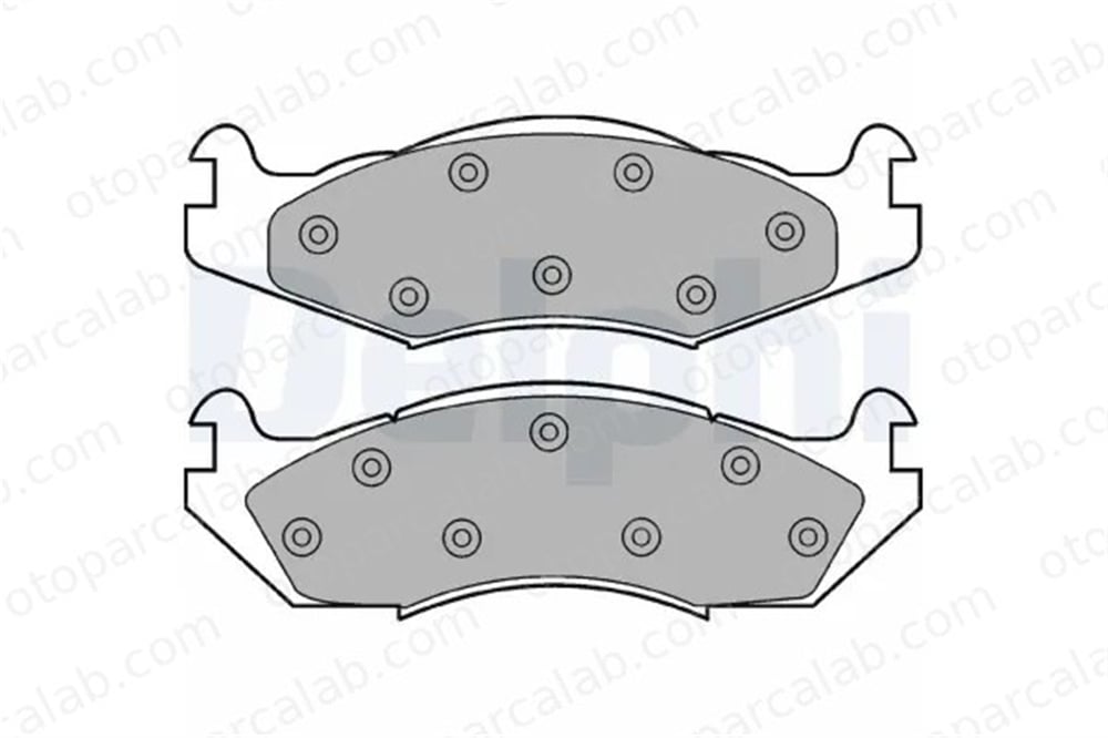 DELPHI LP889 Fren Disk Balata Ön JEEP CHEROKEE WRANGLER I 4638634 5252724