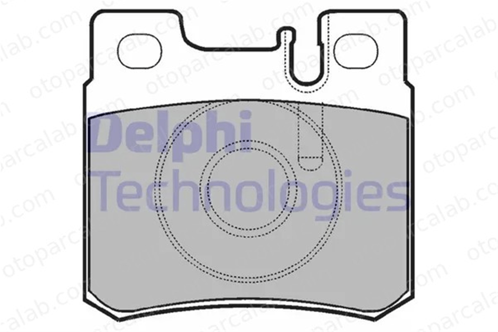 DELPHI LP946 Fren Disk Balata Arka MERCEDES-BENZ 124 T-Model S-SERISI 14200220 001 420 0220