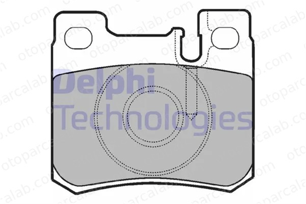 DELPHI LP947 Fren Disk Balata Arka MERCEDES-BENZ 124 Sedan 190 24200020 002 420 0020