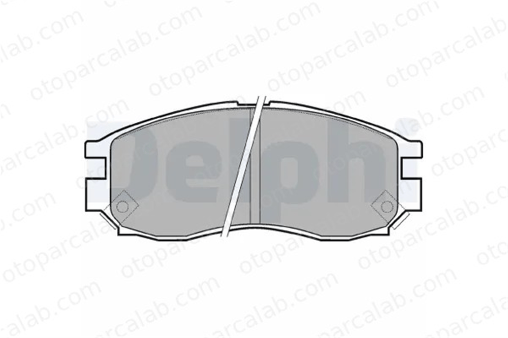 DELPHI LP961 Fren Disk Balata Ön TOYOTA CELICA Coupe NISSAN SILVIA LP961