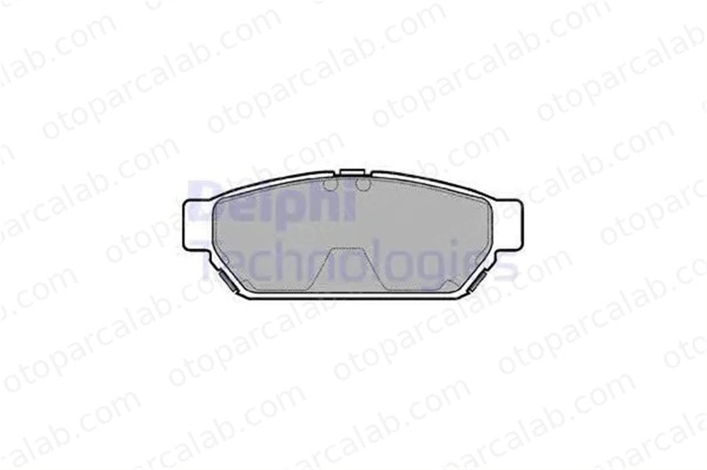 DELPHI LP968 Fren Disk Balata Arka MITSUBISHI CARISMA CARISMA Sedan LP968 MB928314