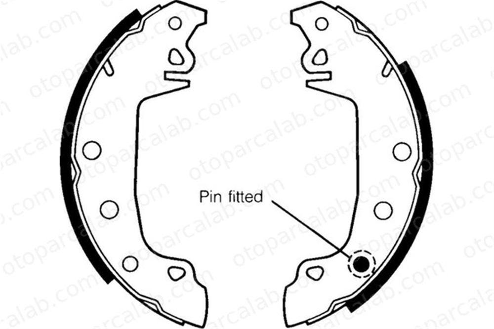DELPHI LS1142 Fren Pabuçlu Balata Arka PEUGEOT 305 II TALBOT 1307-1510 7701499153 7701349705