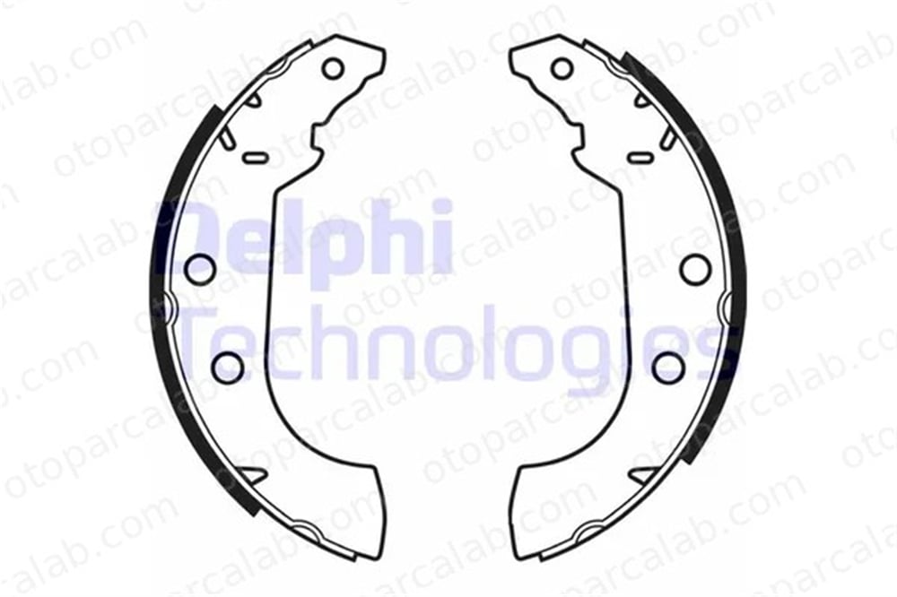 DELPHI LS1347 Fren Pabuçlu Balata Arka PEUGEOT 405 I 405 I Break 4241K1 424155
