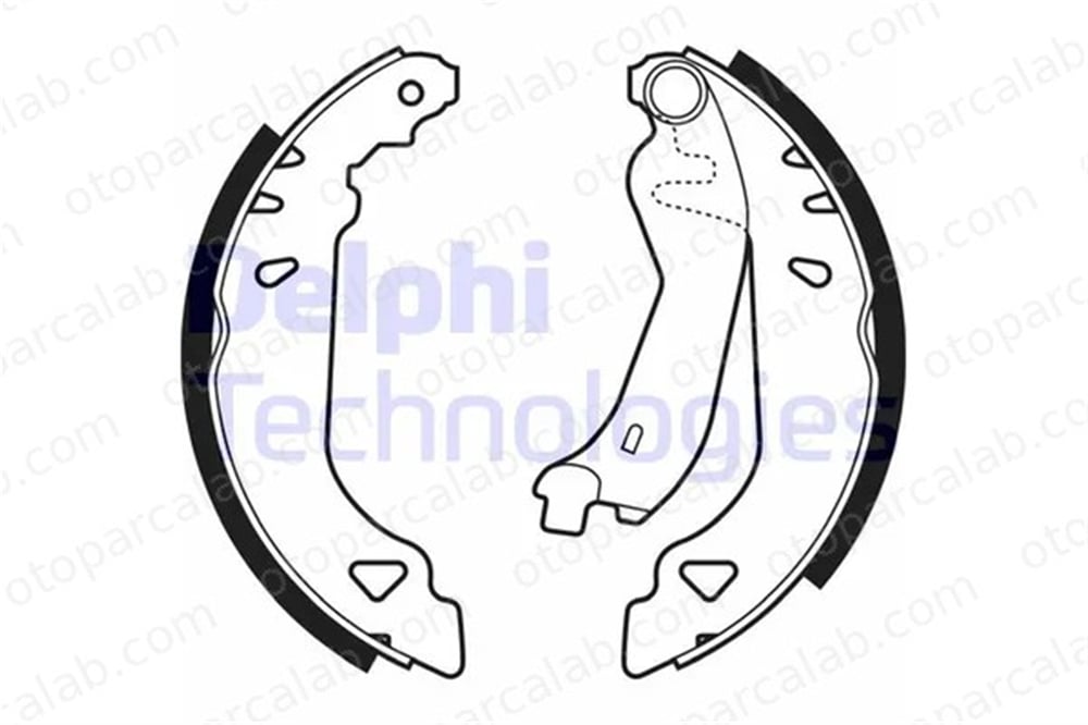 DELPHI LS1378 Fren Pabuçlu Balata Arka FIAT TIPO TEMPRA 589O5OO 99482OO