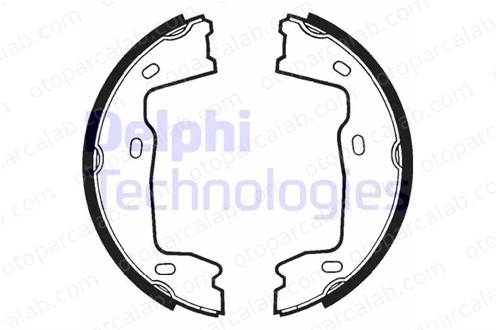 DELPHI LS1381 Fren Pabuçlu Balata Arka OPEL KADETT E Station wagon REKORD E 1605590 90399218