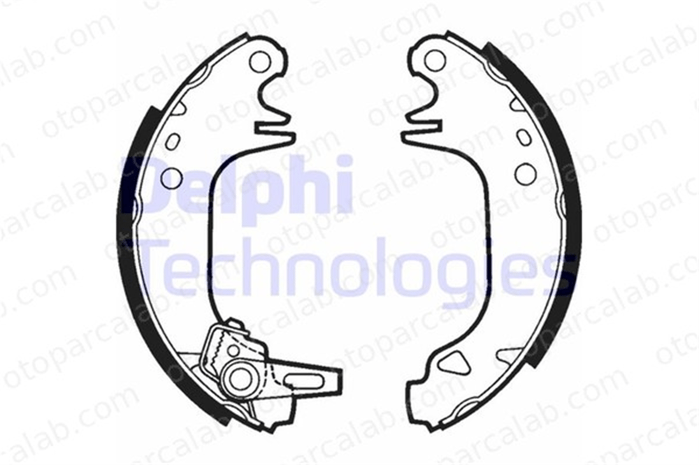 DELPHI LS1382 Fren Pabuçlu Balata Arka PEUGEOT 309 I 309 II 7701202967 424157