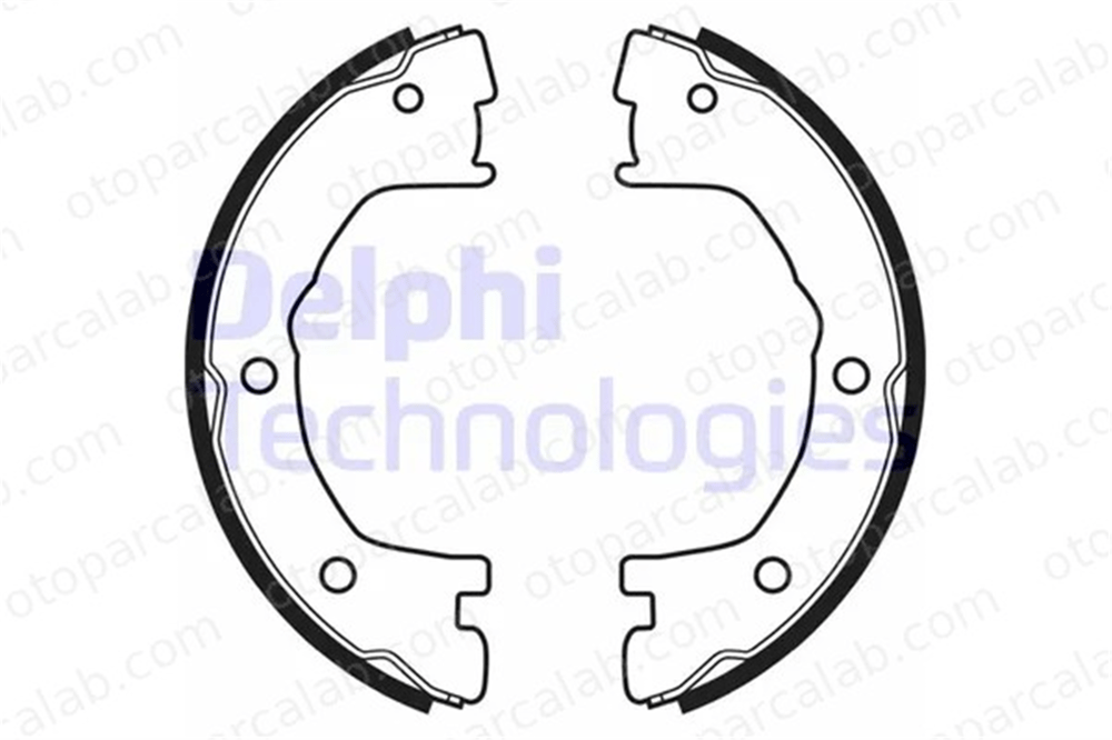 DELPHI LS1919 Fren Pabuçlu Balata Arka IVECO DAILY III Panelvan/Van DAILY III Platform şasi 1906403 2992568