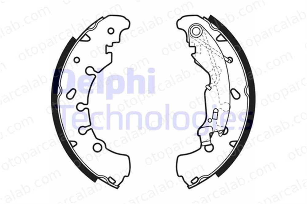 DELPHI LS1980 Fren Pabuçlu Balata Arka FIAT PUNTO PANDA 4241N8 77366054