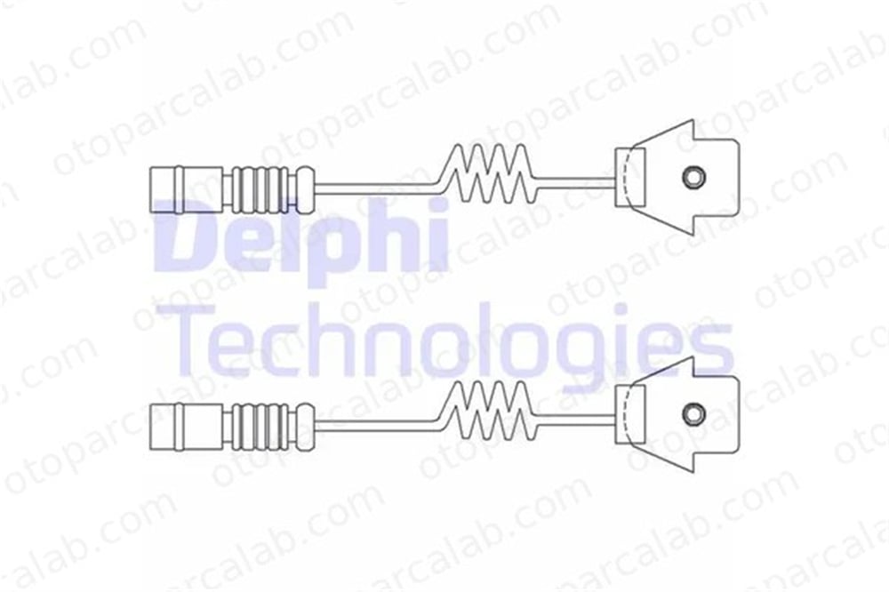 DELPHI LZ0111 Balata İkaz Kablosu Ön MERCEDES-BENZ 124 Sedan 124 T-Model A2015400317 1265400617