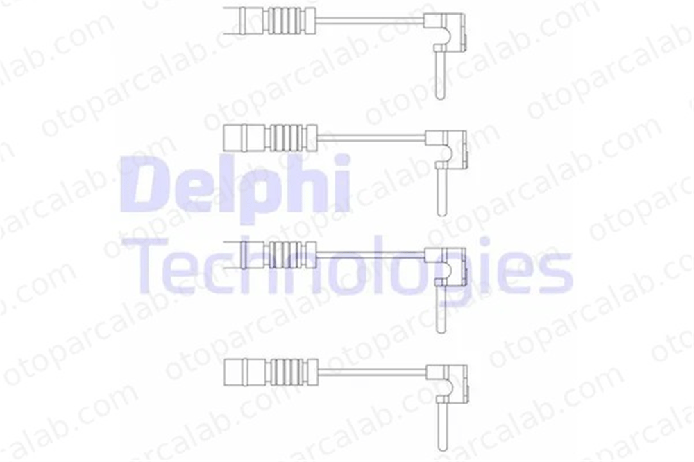 DELPHI LZ0120 Balata İkaz Kablosu Ön MERCEDES-BENZ S-SERISI 124 Sedan A1265402017 5400217