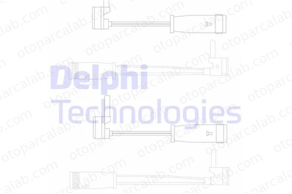 DELPHI LZ0163 Balata İkaz Kablosu Ön MERCEDES-BENZ S-SERISI E-SERISI LZ0163 2115401717