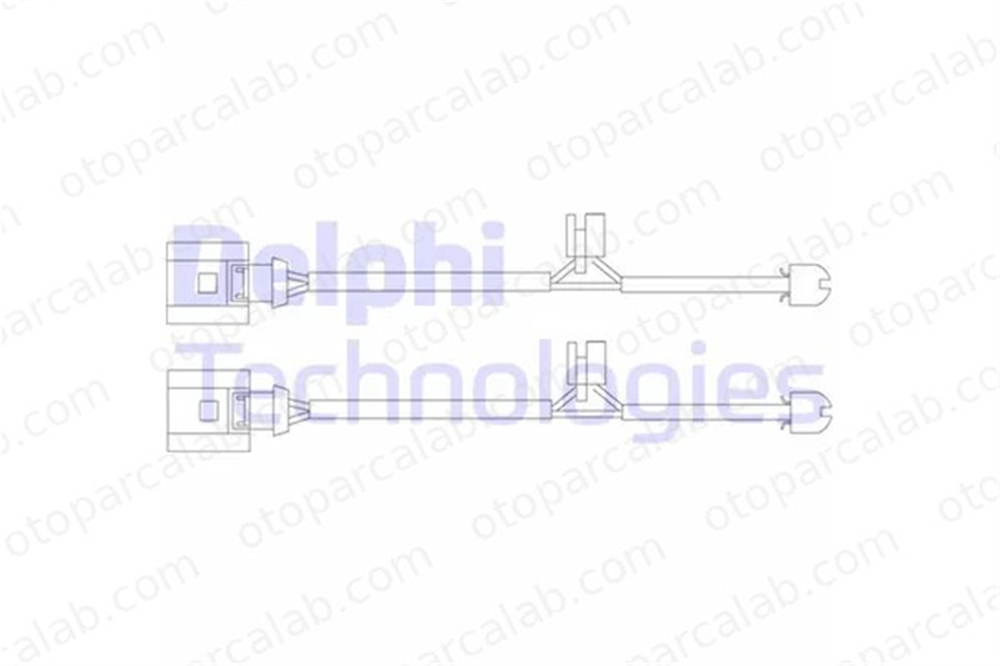 DELPHI LZ0200 Balata İkaz Kablosu Arka PORSCHE CAYENNE PANAMERA 7L0907637C 7L0907637B