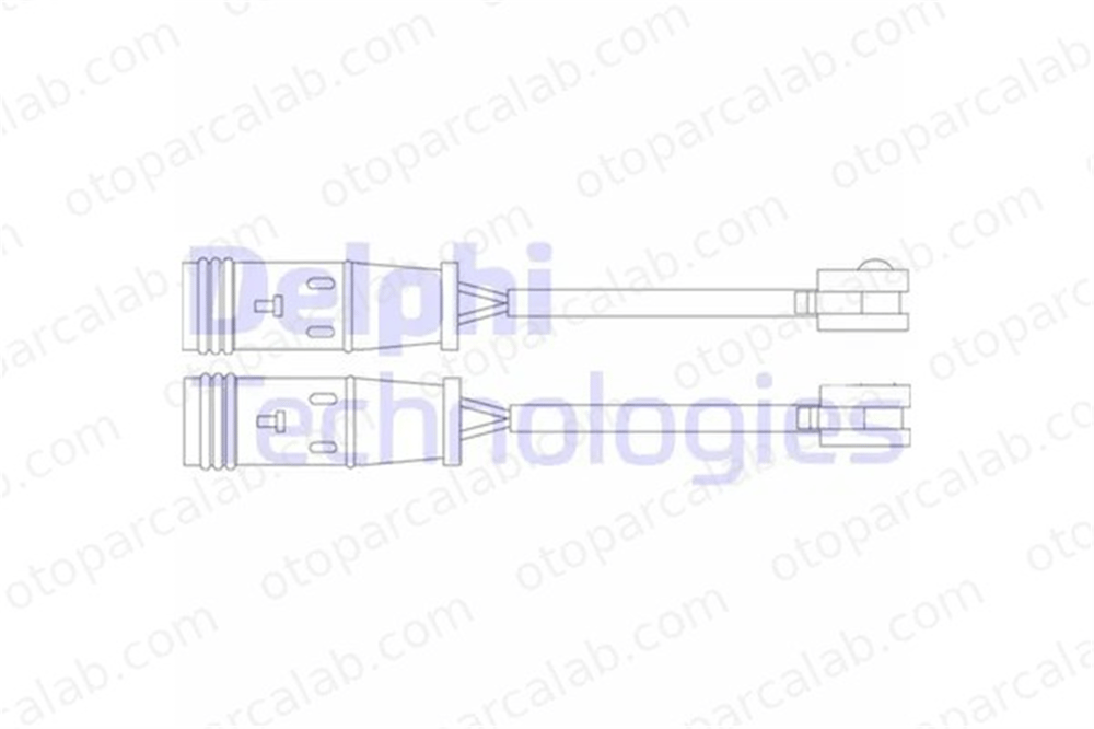 DELPHI LZ0204 Balata İkaz Kablosu Ön MERCEDES-BENZ S-SERISI SL A1715400617 1715400617