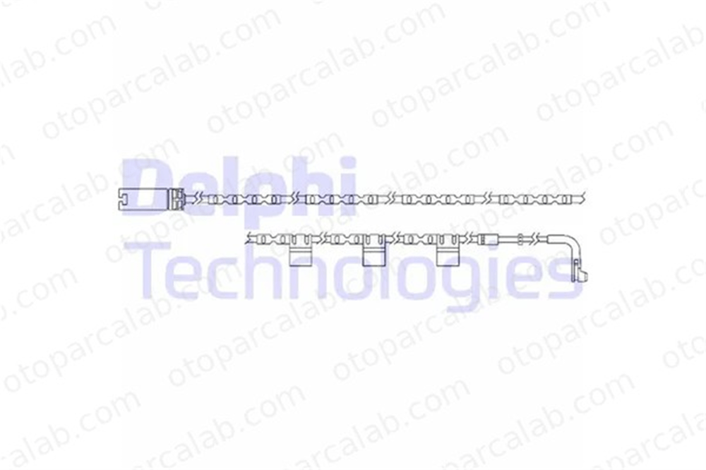 DELPHI LZ0234 Balata İkaz Kablosu Arka MINI MINI MINI CLUBMAN LZ0234 34336783772