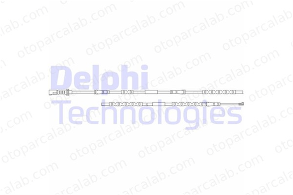 DELPHI LZ0236 Balata İkaz Kablosu Arka BMW X3 X4 34356790304