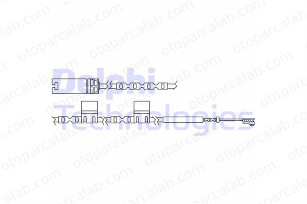 DELPHI LZ0242 Balata İkaz Kablosu Arka MINI MINI MINI CLUBMAN 34356792573