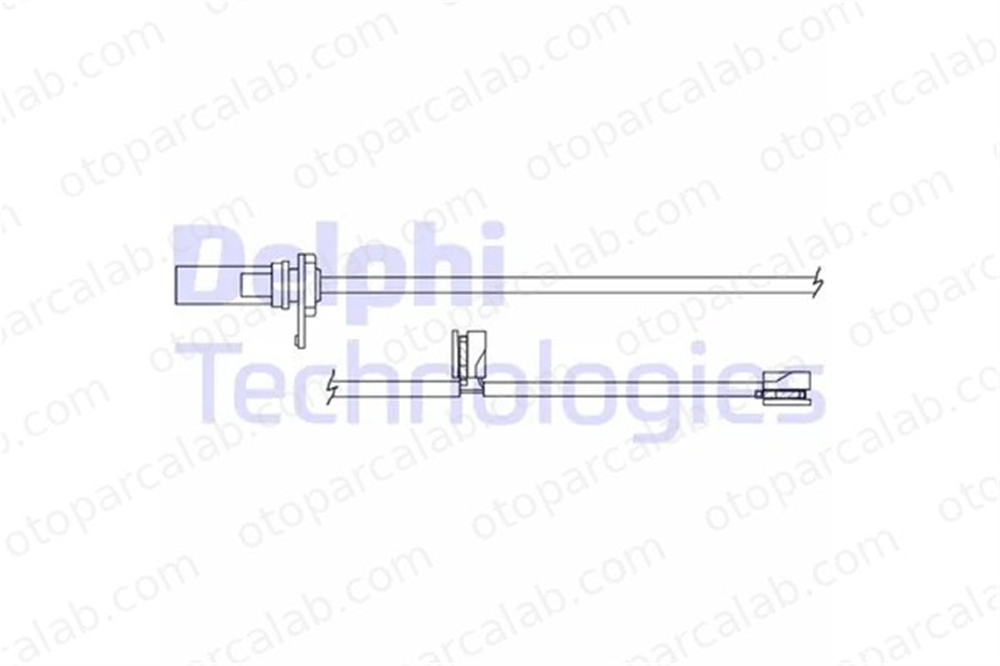 DELPHI LZ0305 Balata İkaz Kablosu Arka AUDI A6 C7 A6 C7 Avant 4G0615121C