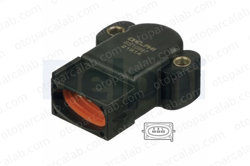 DELPHI SS1099712B1 Gaz Kelebeği Sensörü FORD ESCORT VI ESCORT VI Sedan 1089981 1027839