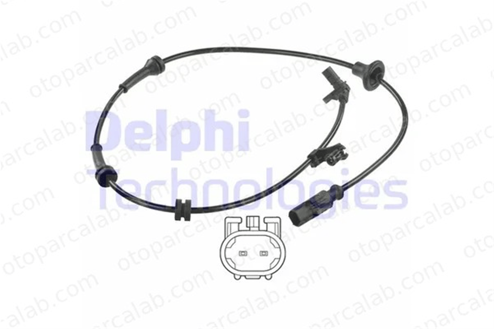 DELPHI SS20343 Abs Sensörü Arka Sağ veya Sol CITROËN C1 TOYOTA AYGO 4545E2 895440H010