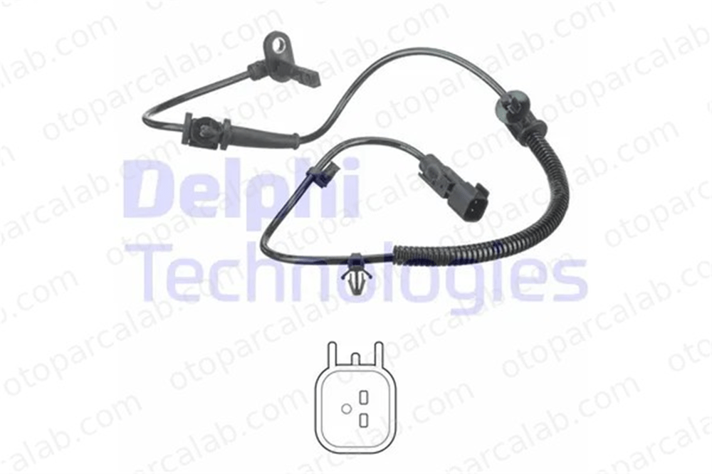 DELPHI SS20594 Abs Sensörü Arka Sağ veya Sol OPEL INSIGNIA A INSIGNIA A Sports Tourer 13317205 1235324