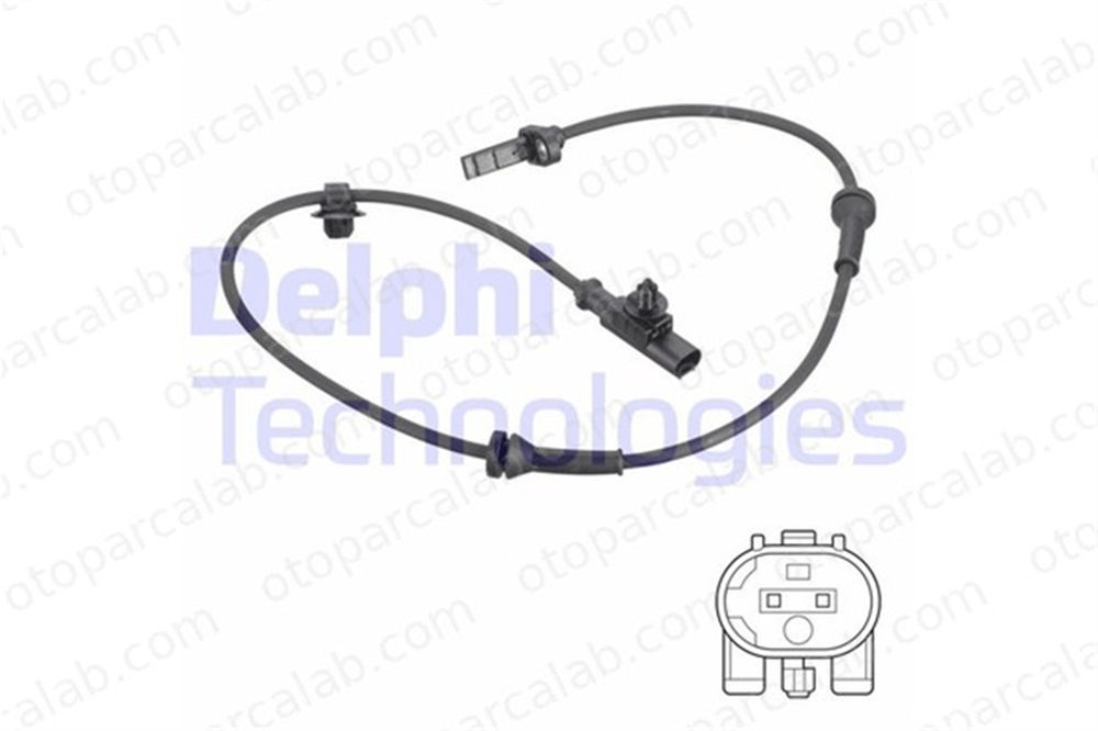 DELPHI SS20786 Abs Sensörü Ön Sağ veya Sol CITROËN C1 TOYOTA AYGO B000698080 895420H020