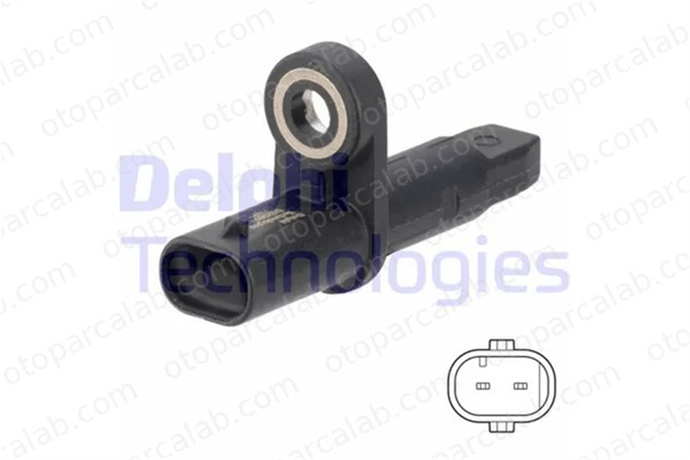 DELPHI SS20801 Abs Sensörü Ön Sağ veya Sol PEUGEOT 5008 II 3008 SUV 9810728280