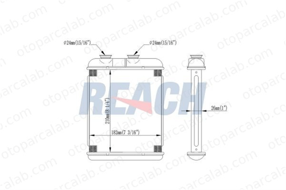 DELPHI TSP0525534 Kalorifer Radyatörü OPEL ASTRA G Station wagon ASTRA H Station wagon 1618134 1618312