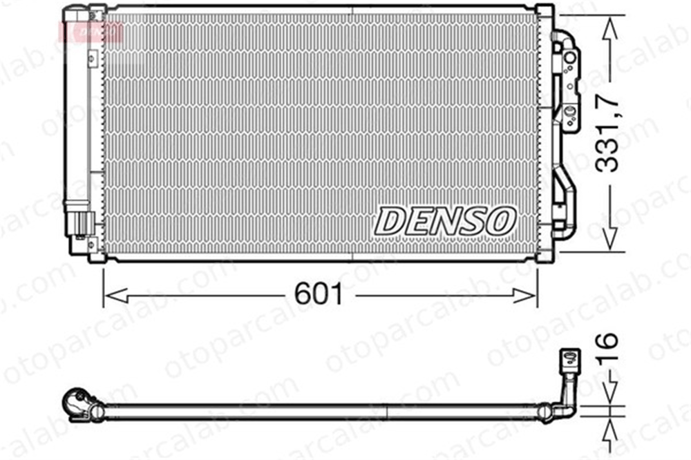DENSO DCN05033 Klima Radyatörü BMW 1 3 64506804722 64509218121