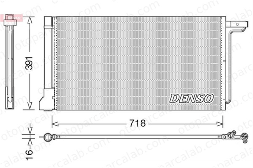 DENSO DCN10028 Klima Radyatörü FORD FOCUS III Turnier FOCUS III 1769313 1684204