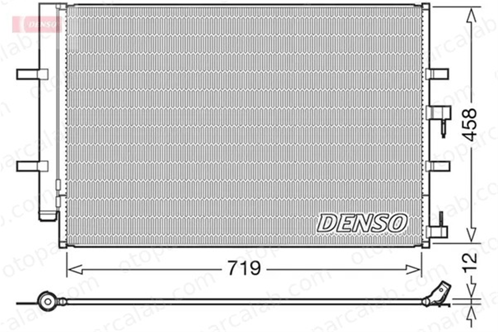 DENSO DCN10036 Klima Radyatörü FORD TRANSIT V363 Panelvan/Van TRANSIT V363 Platform şasi BK2119710AB 1778169