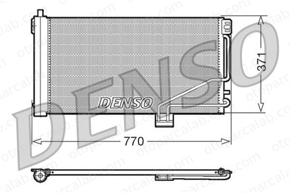 DENSO DCN17014 Klima Radyatörü MERCEDES-BENZ C-SERISI T-Model C-SERISI A2035001254 2035000054