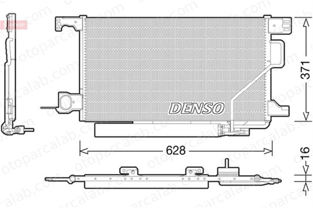 DENSO DCN17026 Klima Radyatörü MERCEDES-BENZ C-SERISI T-Model C-SERISI A2035002154 2035002154