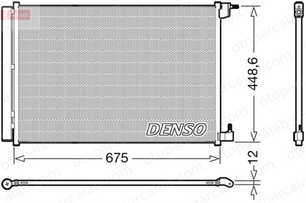 DENSO DCN17060 Klima Radyatörü MERCEDES-BENZ C-SERISI E-SERISI A0995000454 995000454