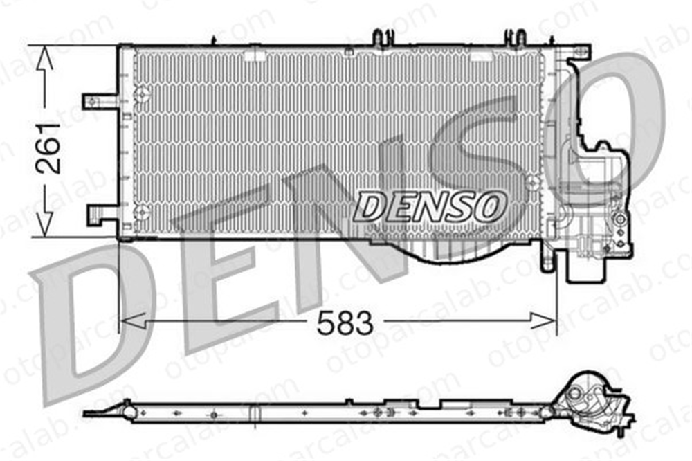 DENSO DCN20022 Klima Radyatörü OPEL COMBO Kasa/büyük limuzin COMBO Tour 93177423 1850093