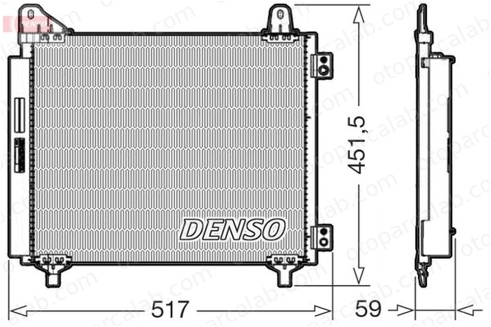 DENSO DCN21035 Klima Radyatörü PEUGEOT 208 II OPEL CORSA F 9825359280
