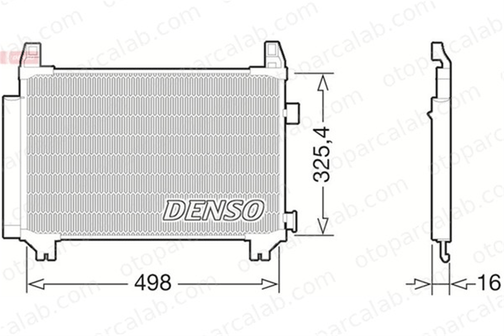 DENSO DCN50029 Klima Radyatörü TOYOTA YARIS 884600D210