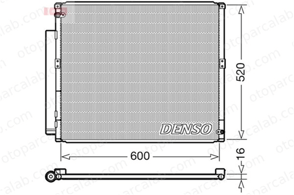 DENSO DCN50051 Klima Radyatörü TOYOTA LAND CRUISER PRADO 8846160100
